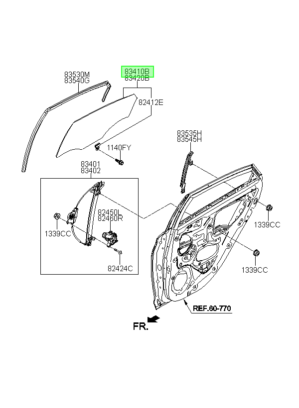 Vidrio Original Para Hyundai Accent 2017-2024