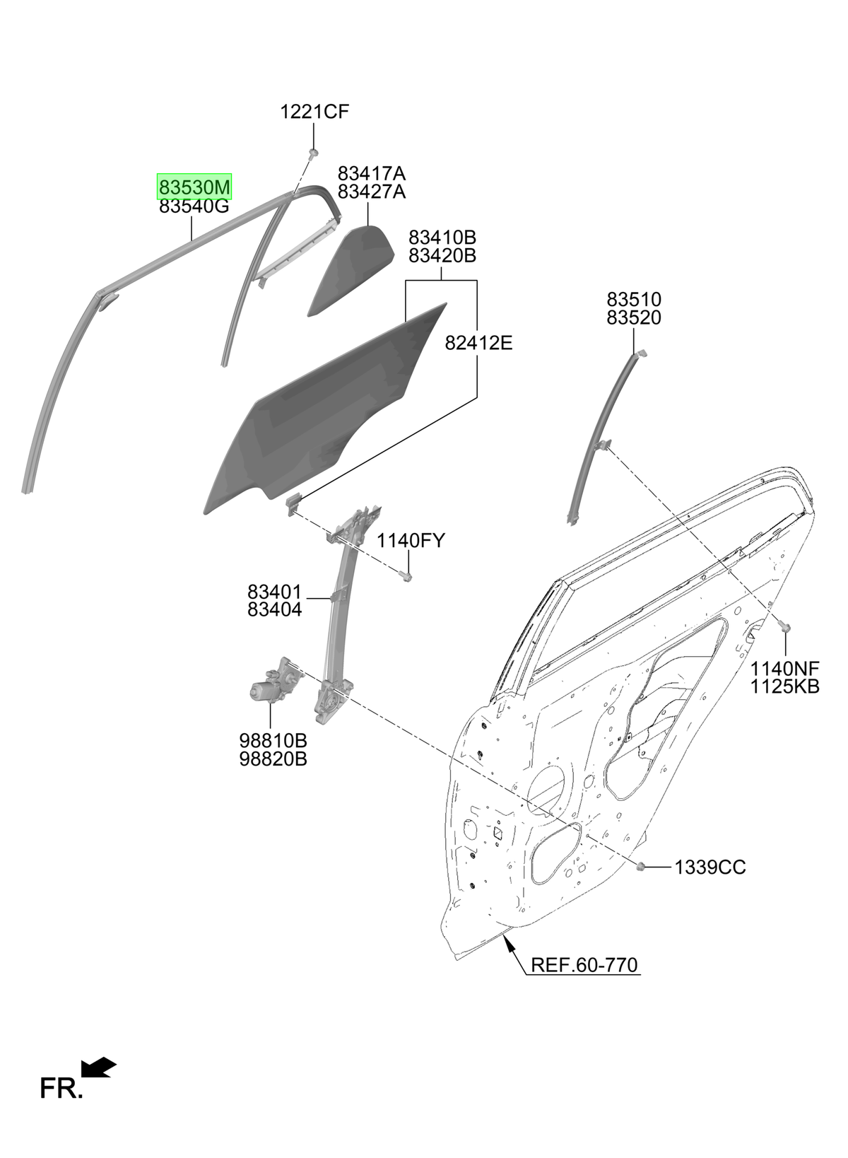 Goma Lh Original Para Kia Rio 2000-2025