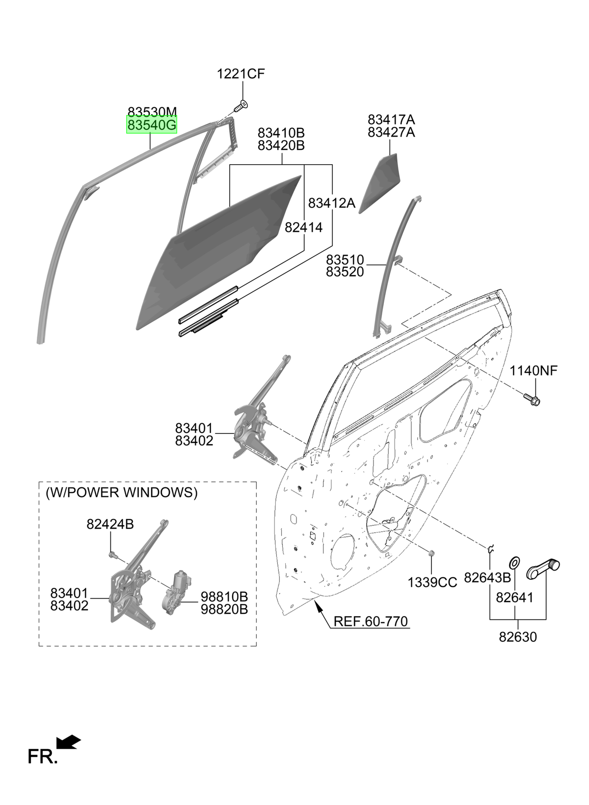 Goma Contorno Rh Original Para Kia Rio 2000-2025