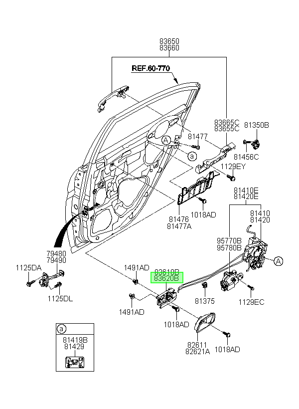 Manilla Original Para Hyundai Accent 2005-2013