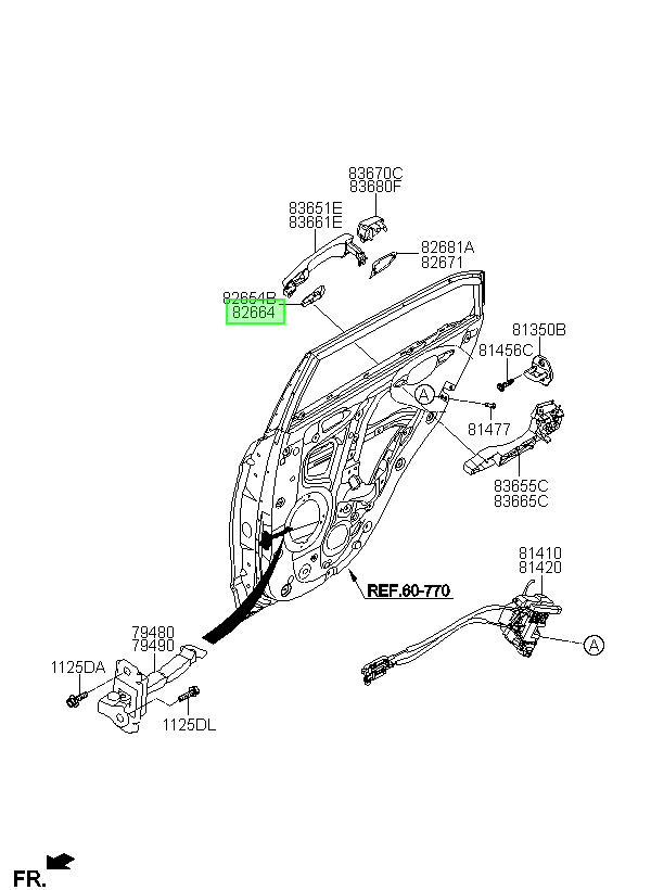 Manilla Rh Original Para Hyundai Creta 2015-2021