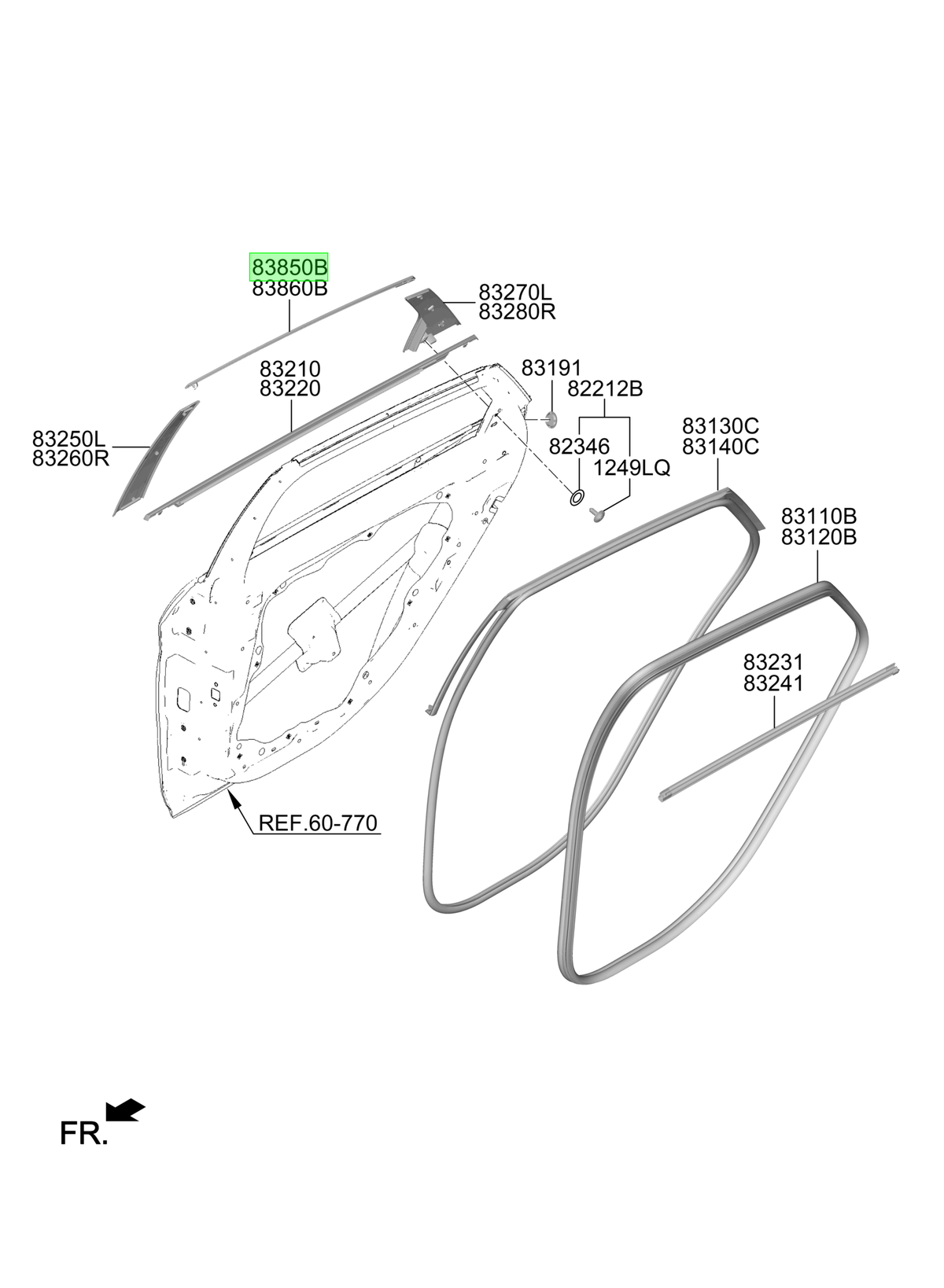 Blackout Lh Original Para Hyundai Elantra 2020-2025