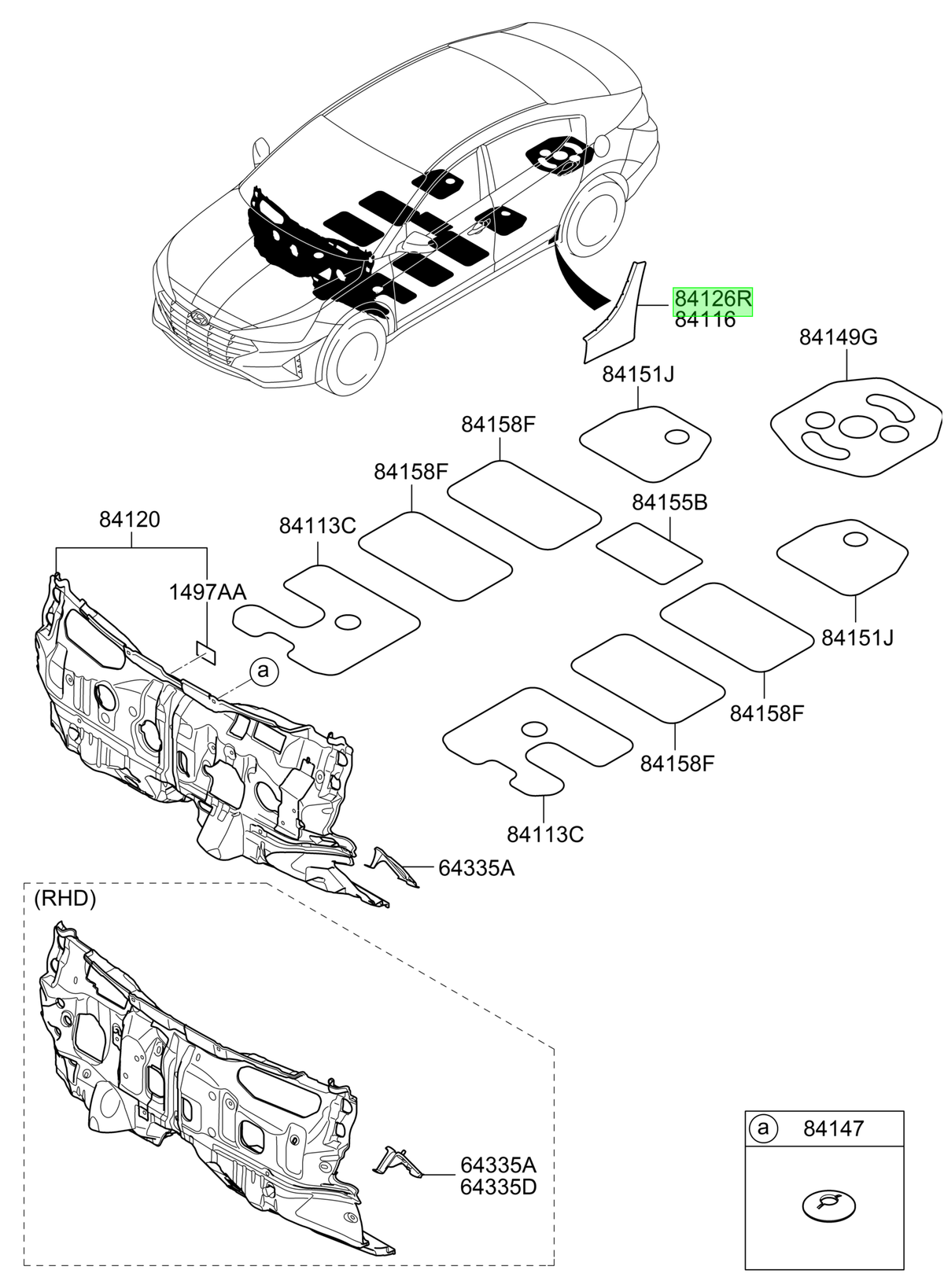 Adhesivo Original Para Hyundai Elantra 2015-2025