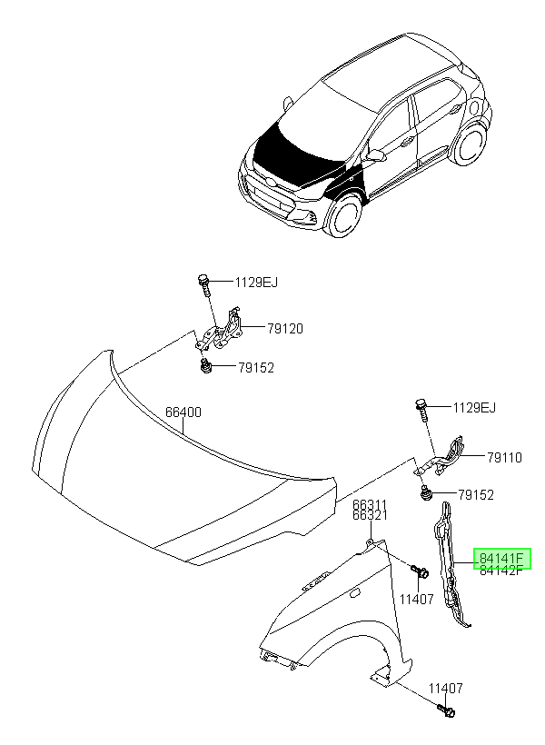 Aislante Original Para Hyundai I10 2013-2024