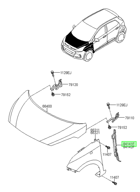 Aislante Original Para Hyundai I10 2013-2024