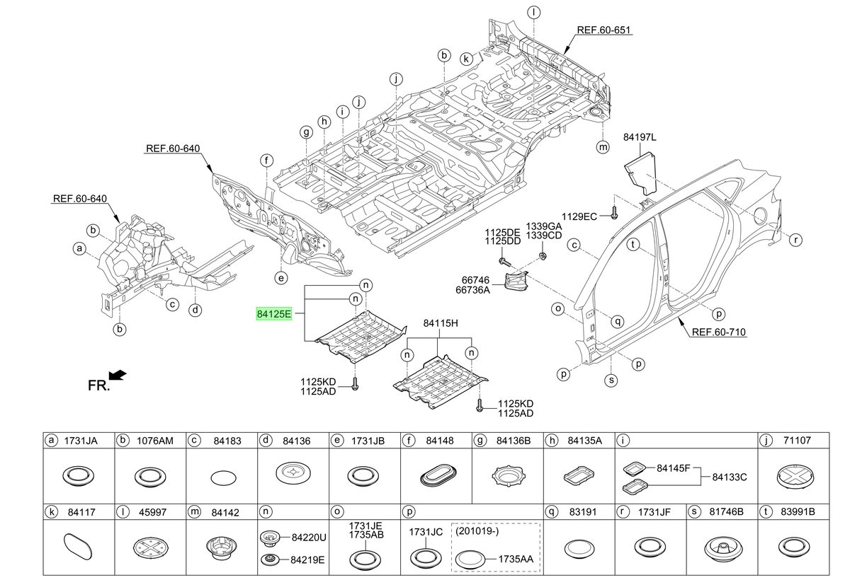 Cubierta Rh Original Para Hyundai Tucson 2018-2025