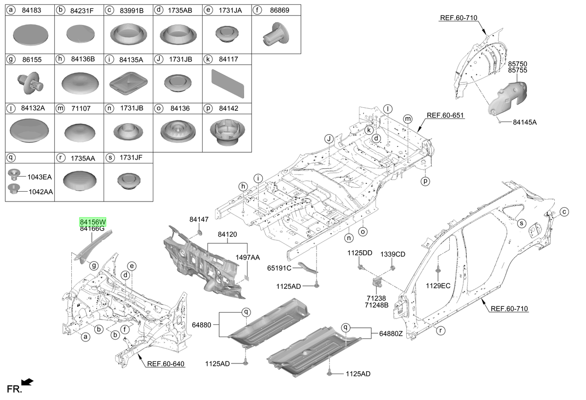 Tapabarro Lh Original Para Hyundai Tucson 2021-2025
