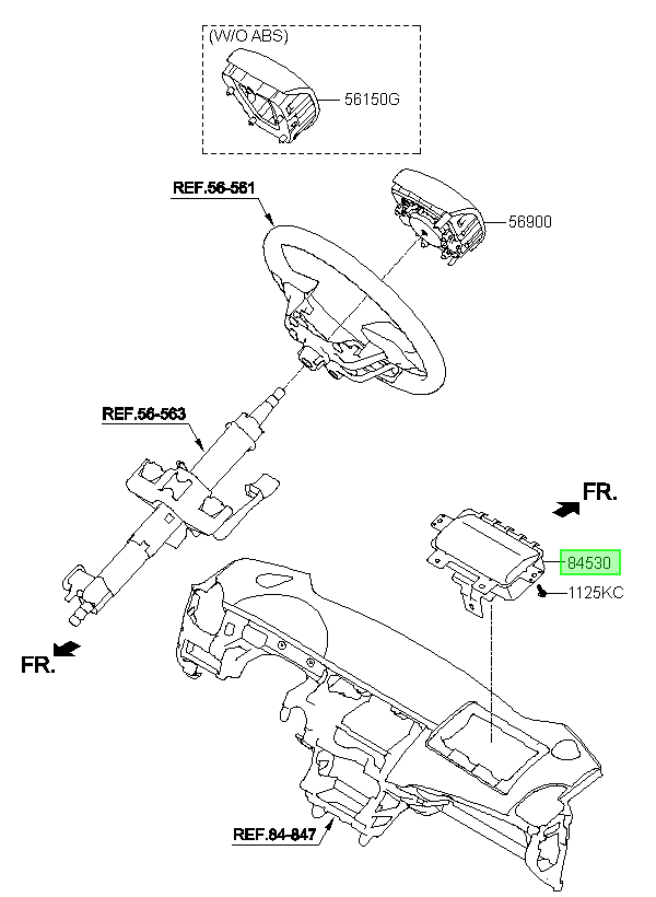 Air Bag Pasajero Orig. Para Hyundai Accent Desde 2011