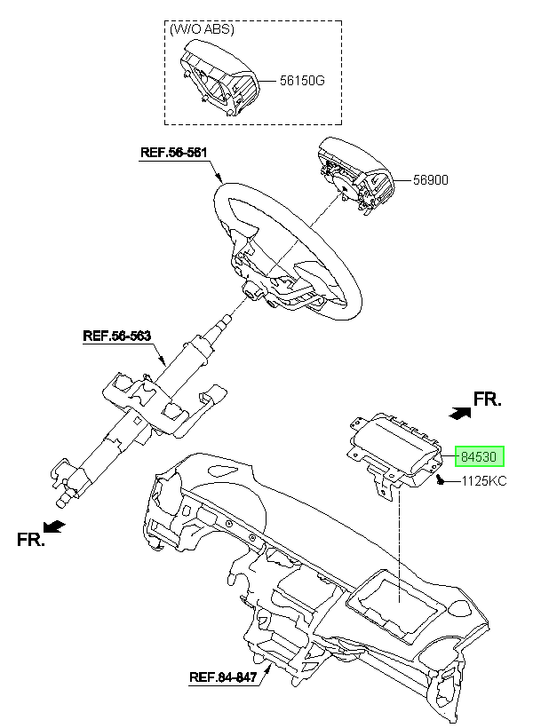 Air Bag Pasajero Orig. Para Hyundai Accent Desde 2011
