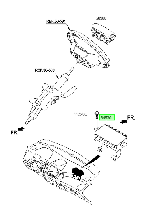 Airbag Pasajero Original Para Hyundai Tucson 2013-2016