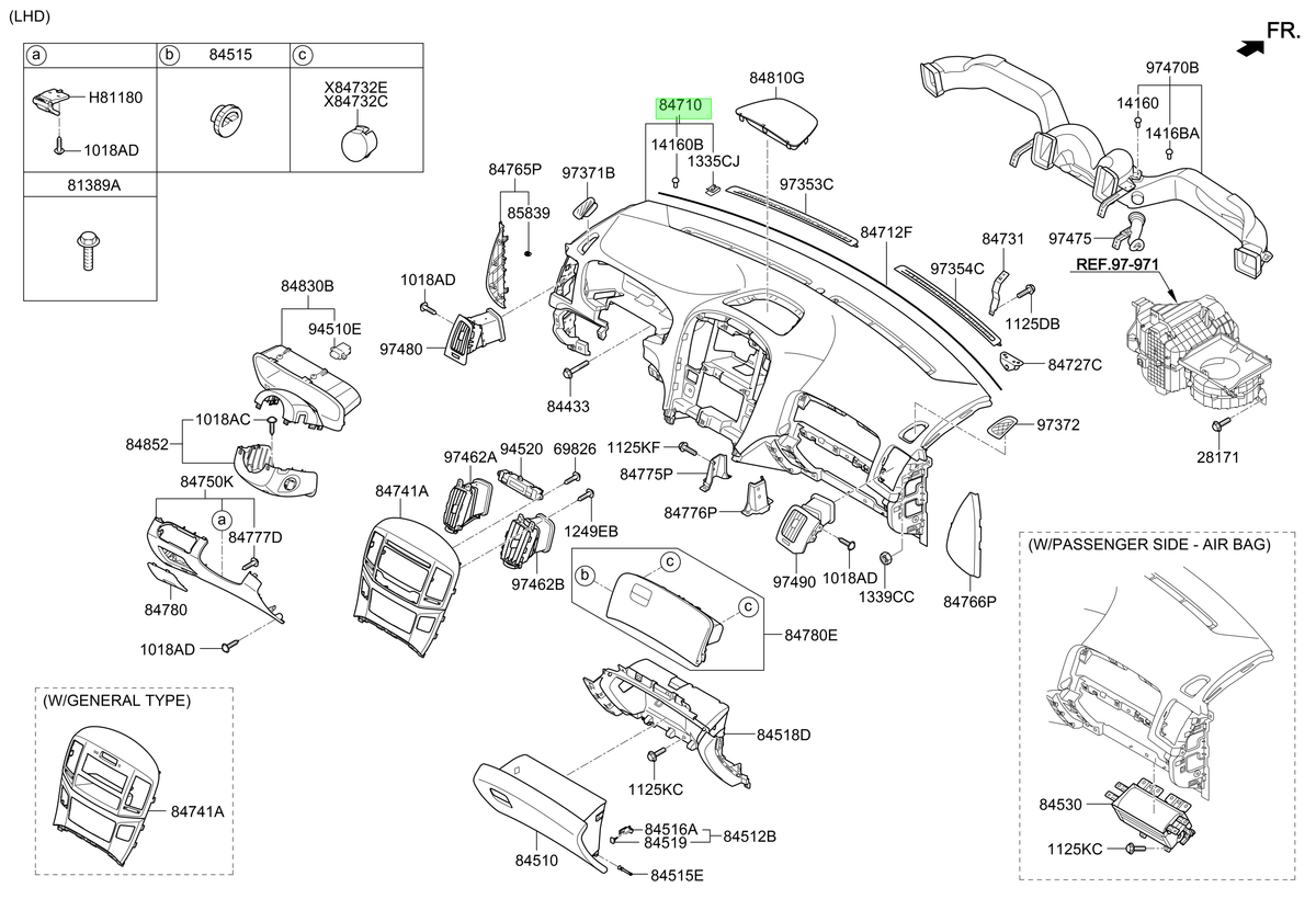 Tablero Orig. Para Hyundai H1 Desde 2007