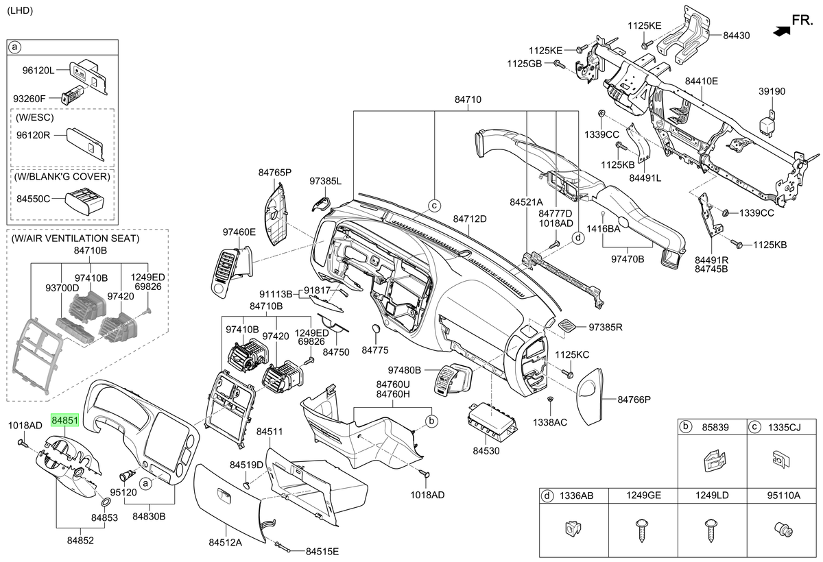 Cubre Columna Direc. Original Para Hyundai H1 2006-2025