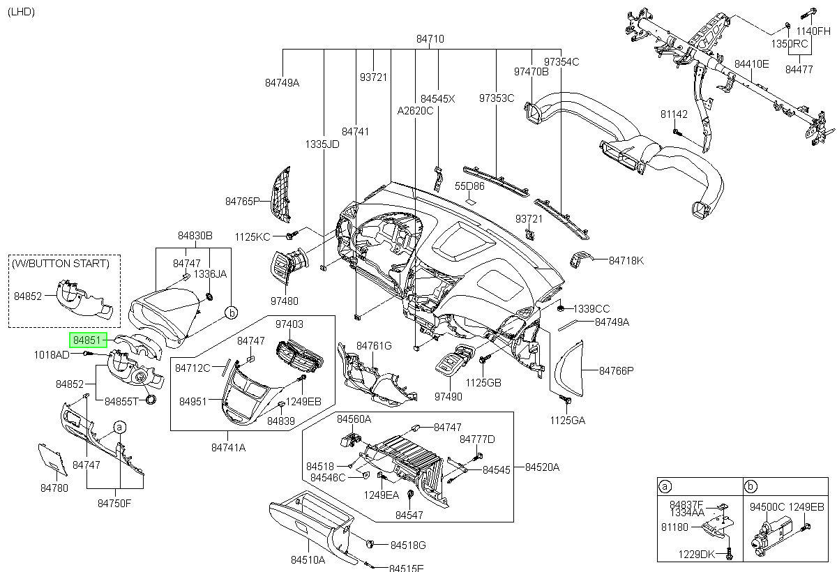 Cubre Columna Direc. Original Para Hyundai Accent 2010-2015