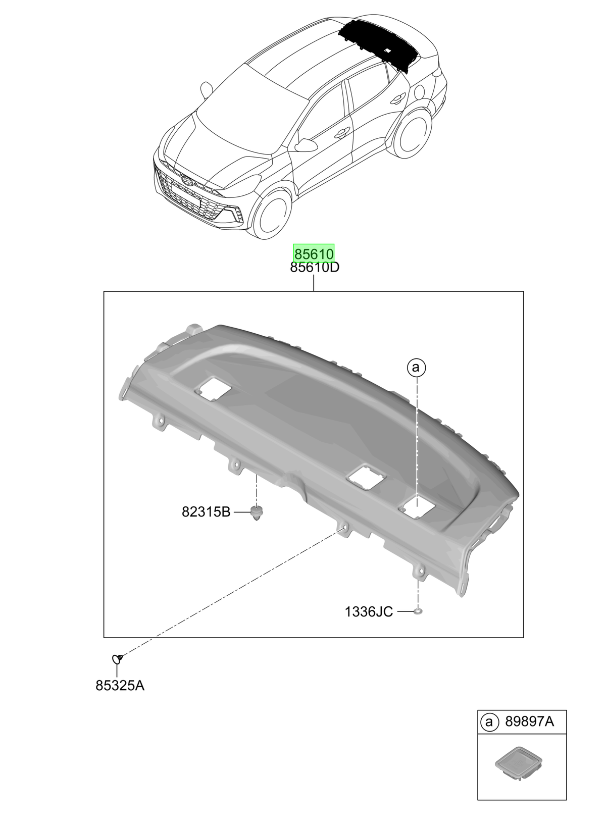 Bandeja Original Para Hyundai I10 2019-2025