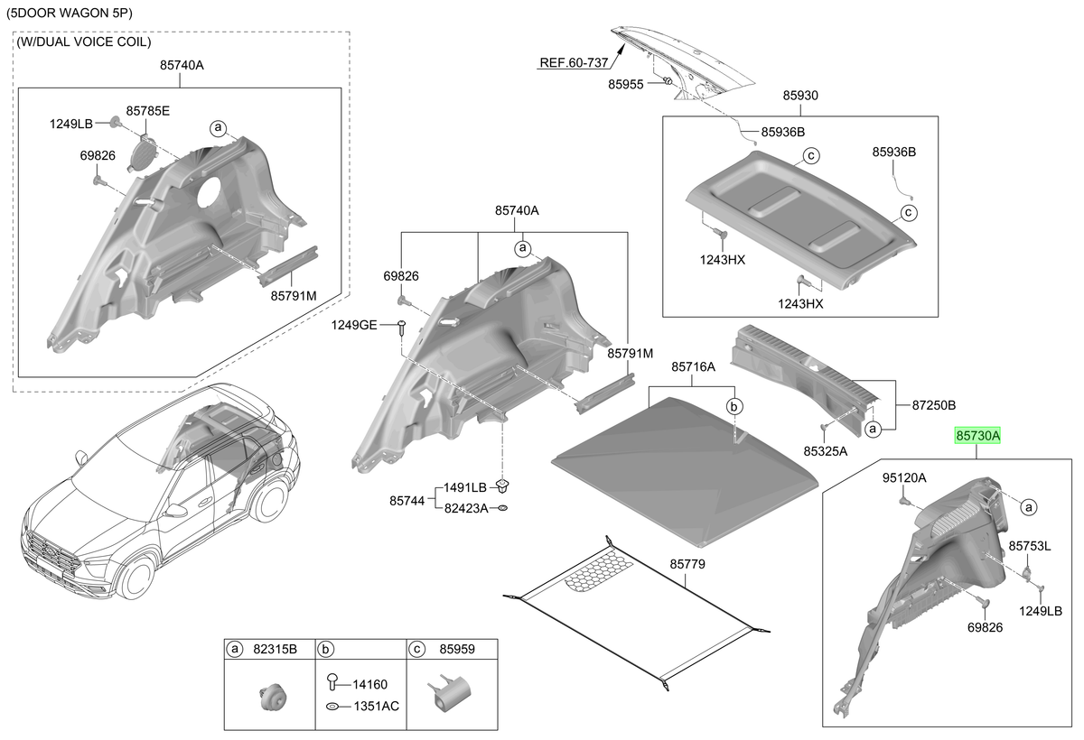 Tapiz Rh Original Para Hyundai Creta 2020-2025