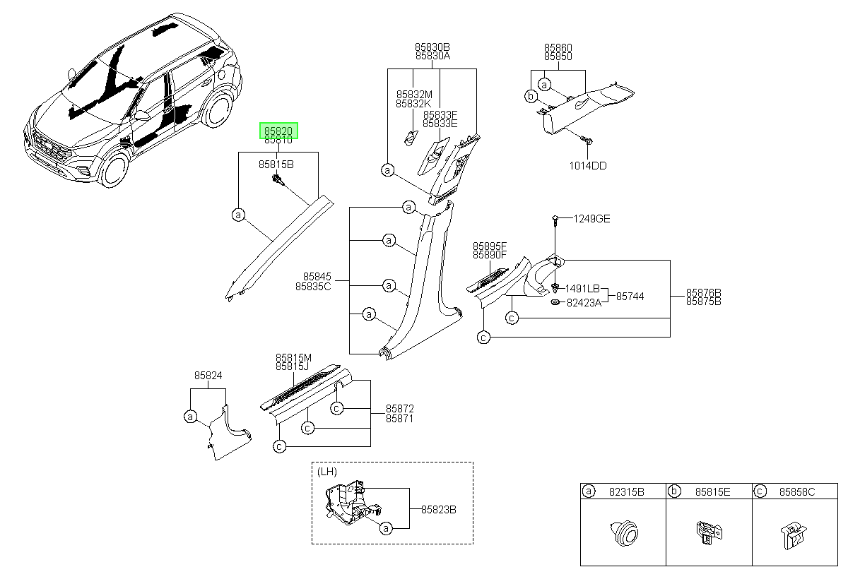 Conjunto Original Para Hyundai Creta 2015-2021
