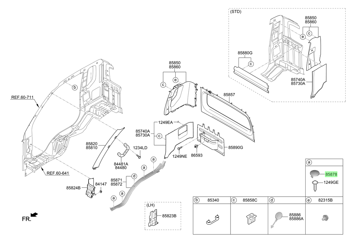 Moldura Original Para Hyundai H1 2003-2025
