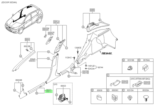 Pisadera Original Para Hyundai Accent 2010-2020