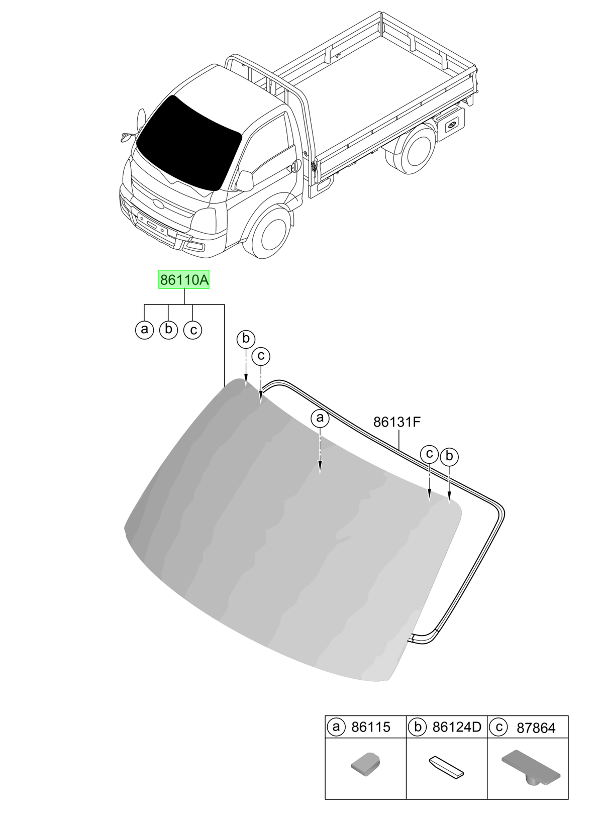 Parabrisas Original Para Hyundai H1 2019-2025
