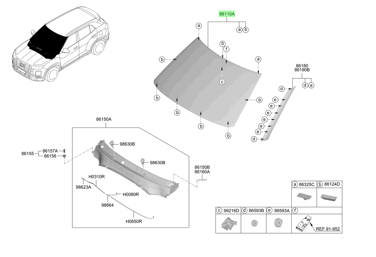 Parabrisas Original Para Hyundai Creta 2024-2025