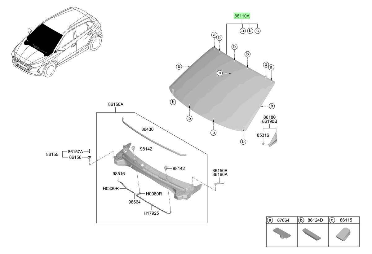 Parabrisas Original Para Hyundai I20 2020-2024