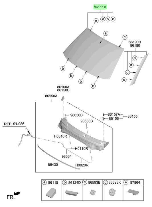 Parabrisas Orig. Para Hyundai Venue Desde 2019
