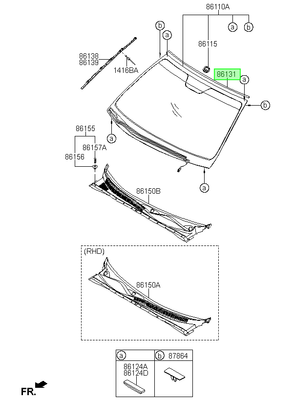 Moldura Original Para Hyundai Sonata 2004-2013