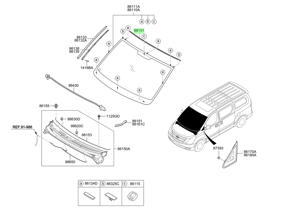 Parabrisas Original Para Hyundai H1 2007-2023