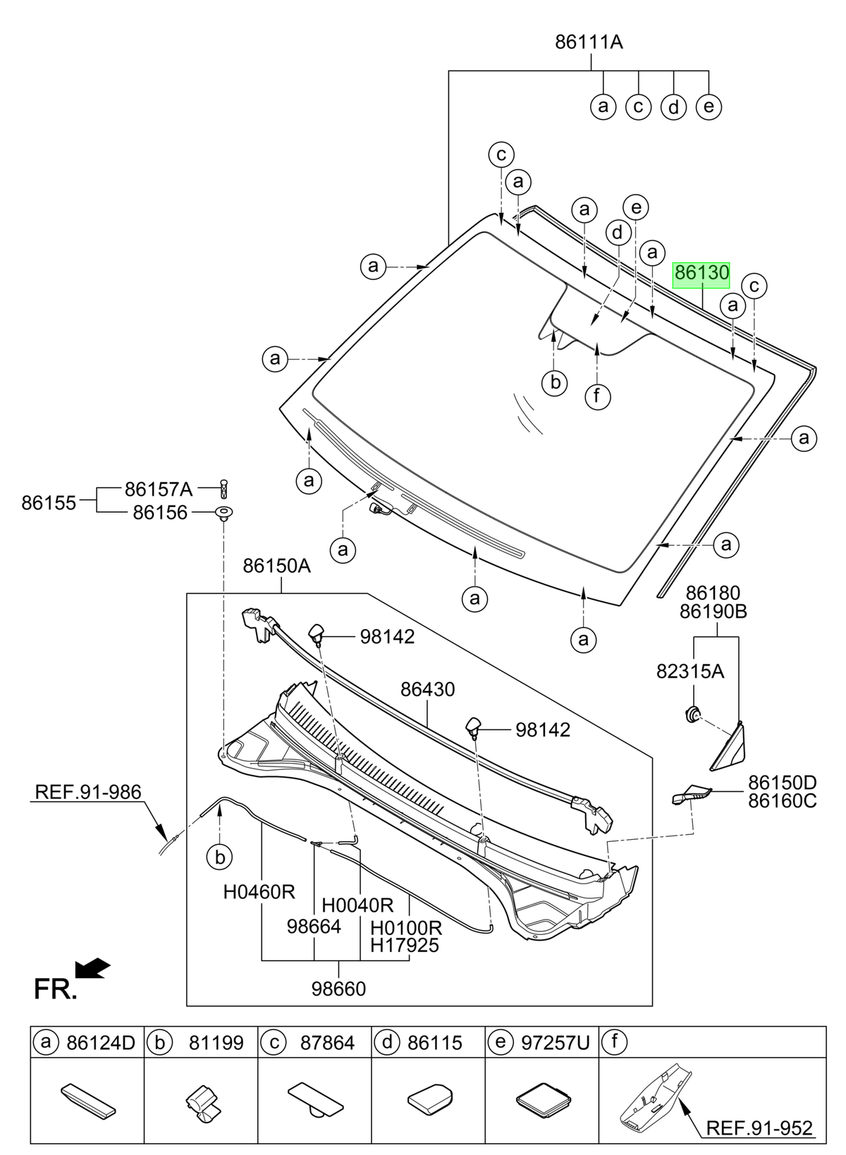 Parabrisas Original Para Hyundai Elantra 2015-2025