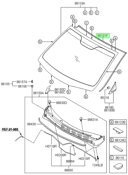 Parabrisas Original Para Hyundai I10 2013-2024