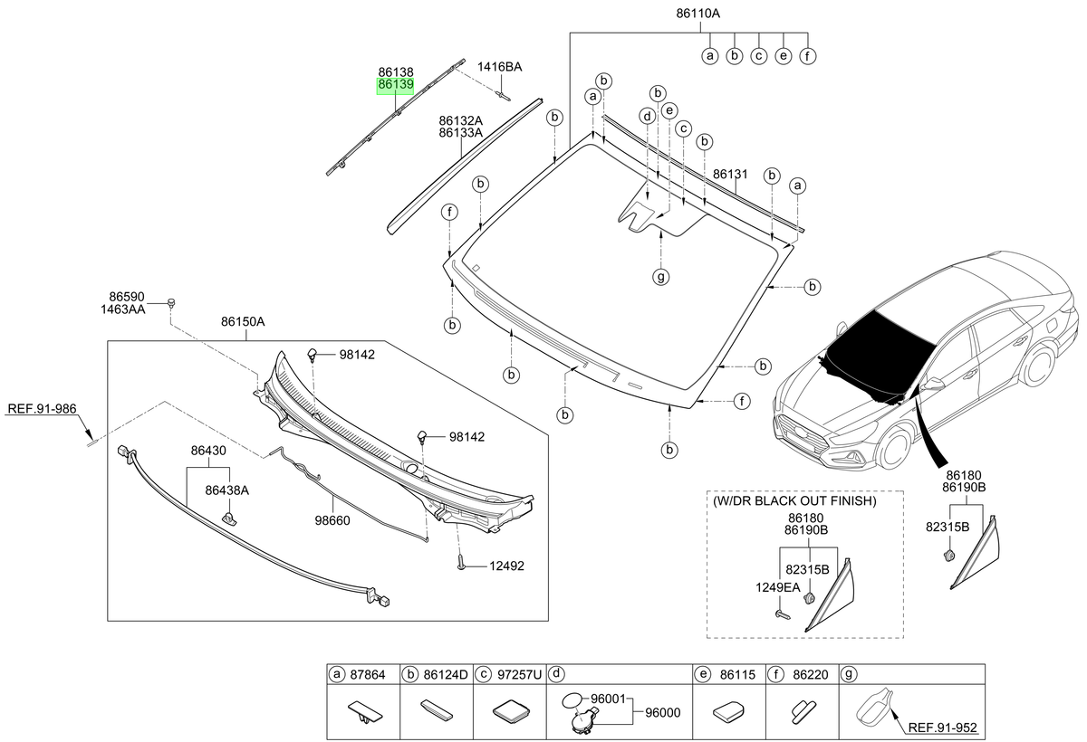 Parabrisas Original Para Hyundai Sonata 2014-2020
