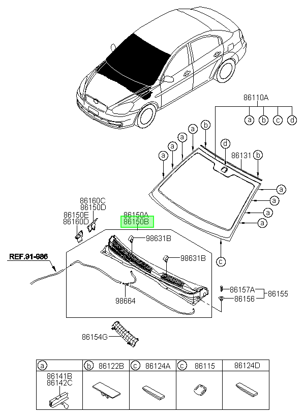 Moldura De Torpedo Orig. Para Hyundai Accent 2007-2010
