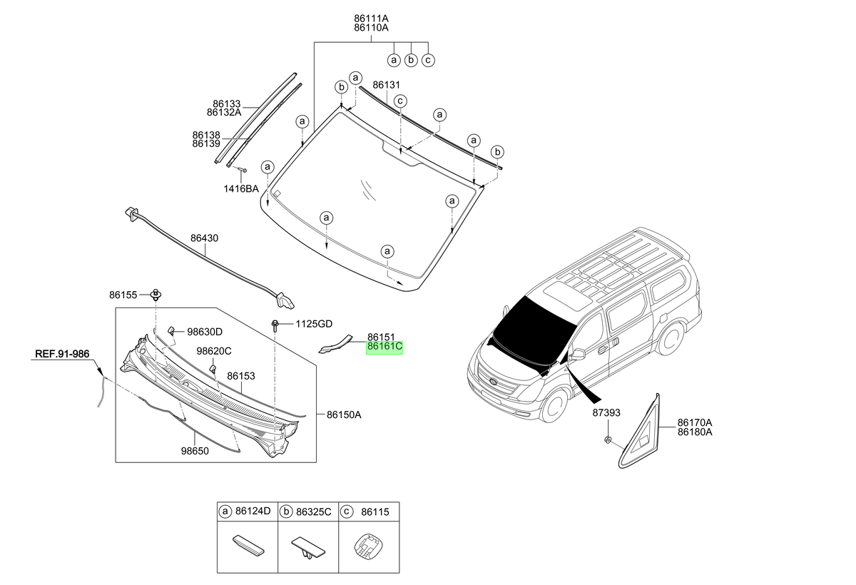 Tapa Rejilla Torpedo Orig. Para Hyundai H1 Desde 2007