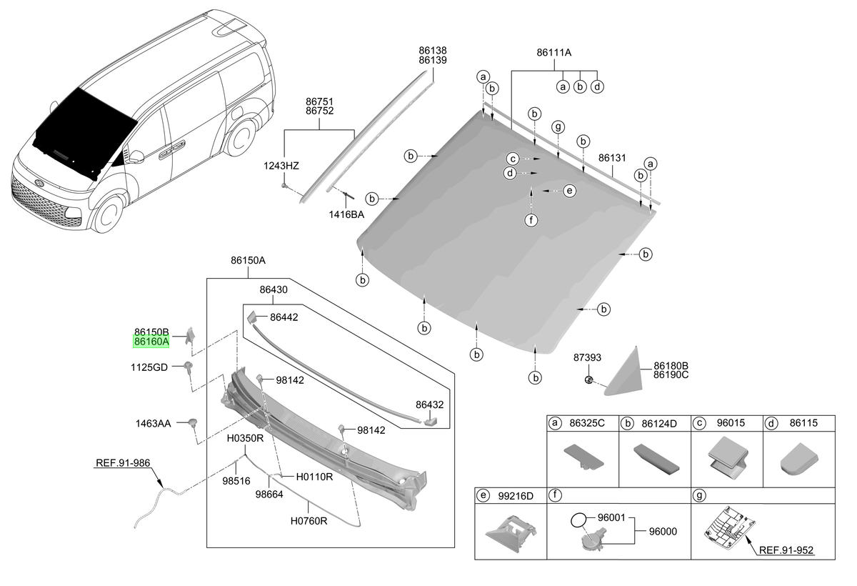 Parabrisas Rh Original Para Hyundai Staria 2021-2025