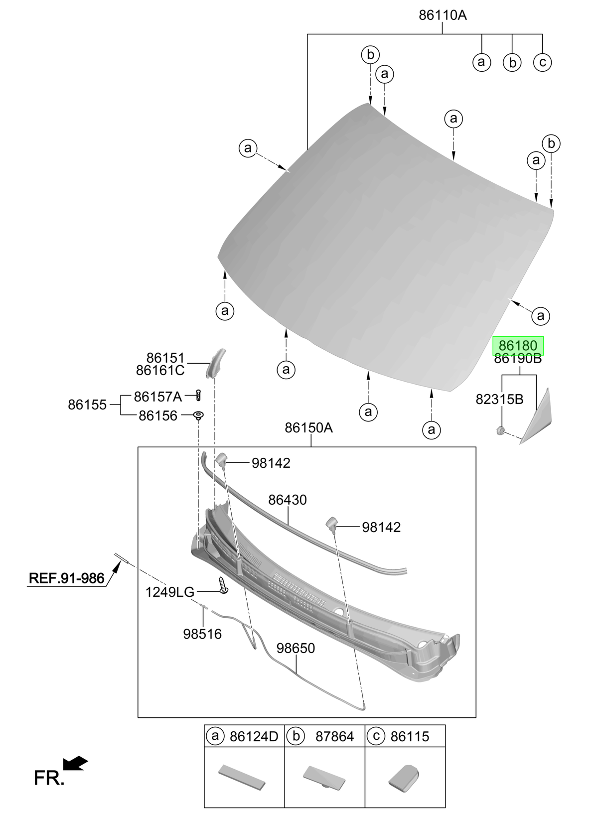 Moldura Triangular Original Para Hyundai Atos 2019-2023