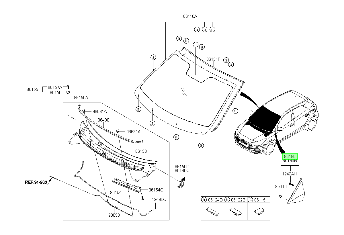 Conjunto Original Para Hyundai I20 2014-2022