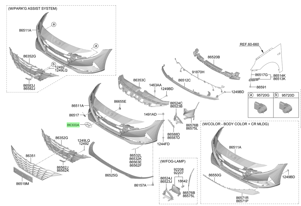 Máscara Original Para Hyundai Elantra 2020-2025