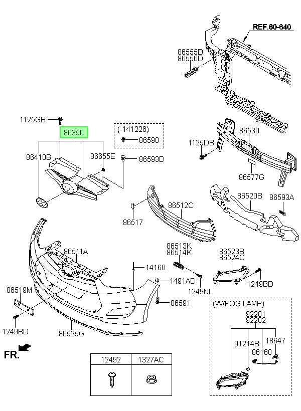 Mascara Rad Orig. Para Hyundai Veloster 2011-2018