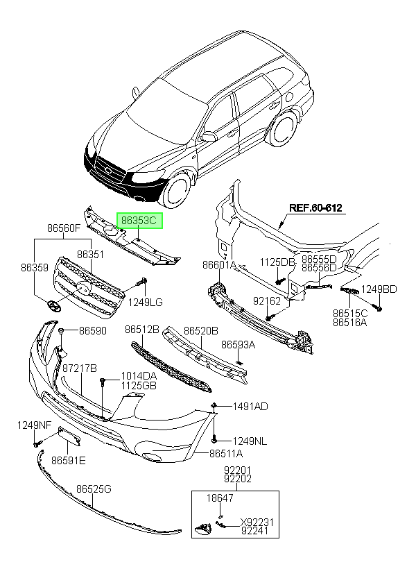 Radiador Original Para Hyundai Santa Fe 2005-2010