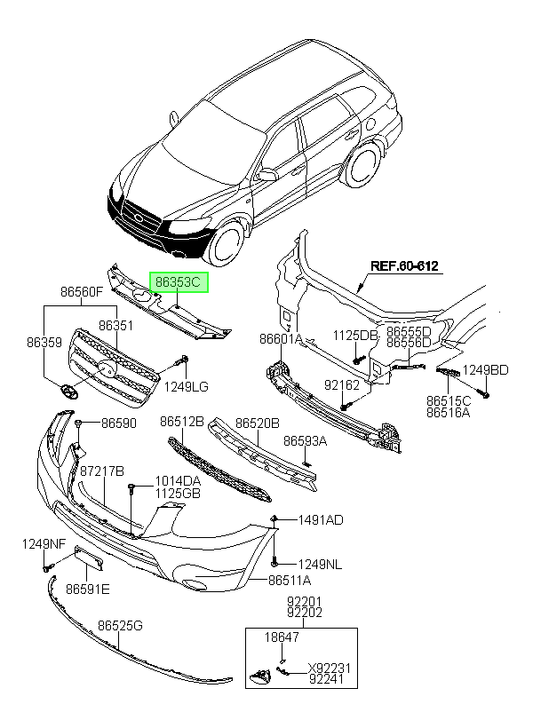 Radiador Original Para Hyundai Santa Fe 2005-2010