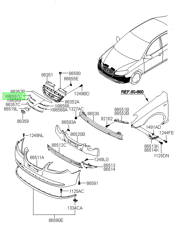 Radiador Rh Original Para Hyundai Elantra 2006-2015