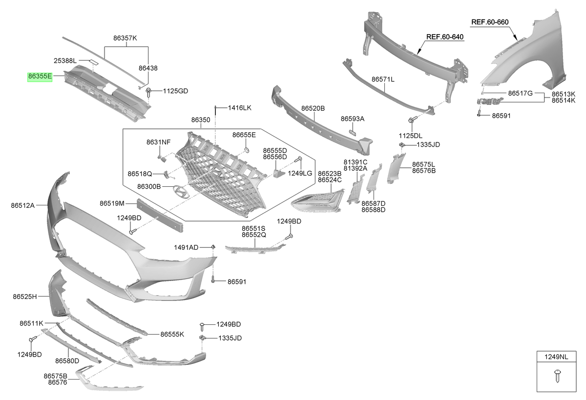 Máscara Original Para Hyundai Veloster 2017-2022