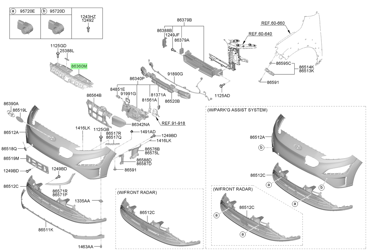 Moldura Original Para Hyundai Kona 2020-2024