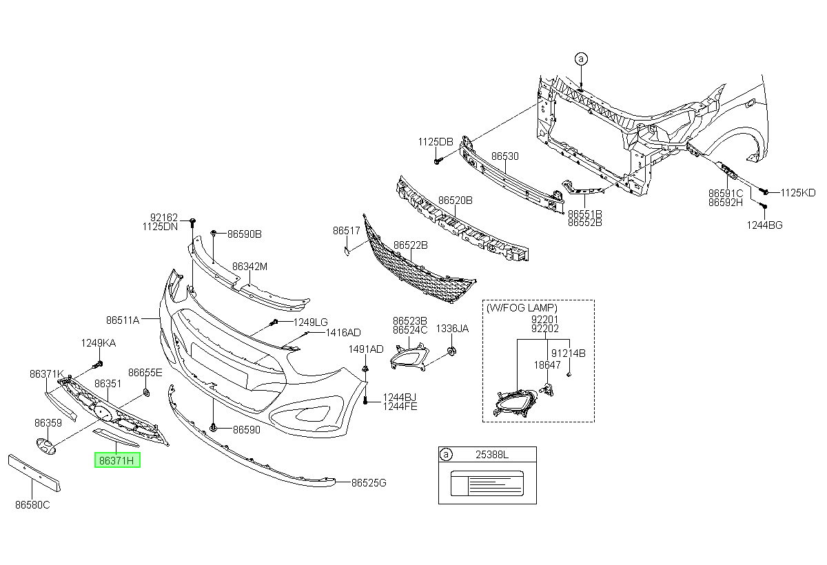 Moldura Original Para Hyundai I10 2010-2018