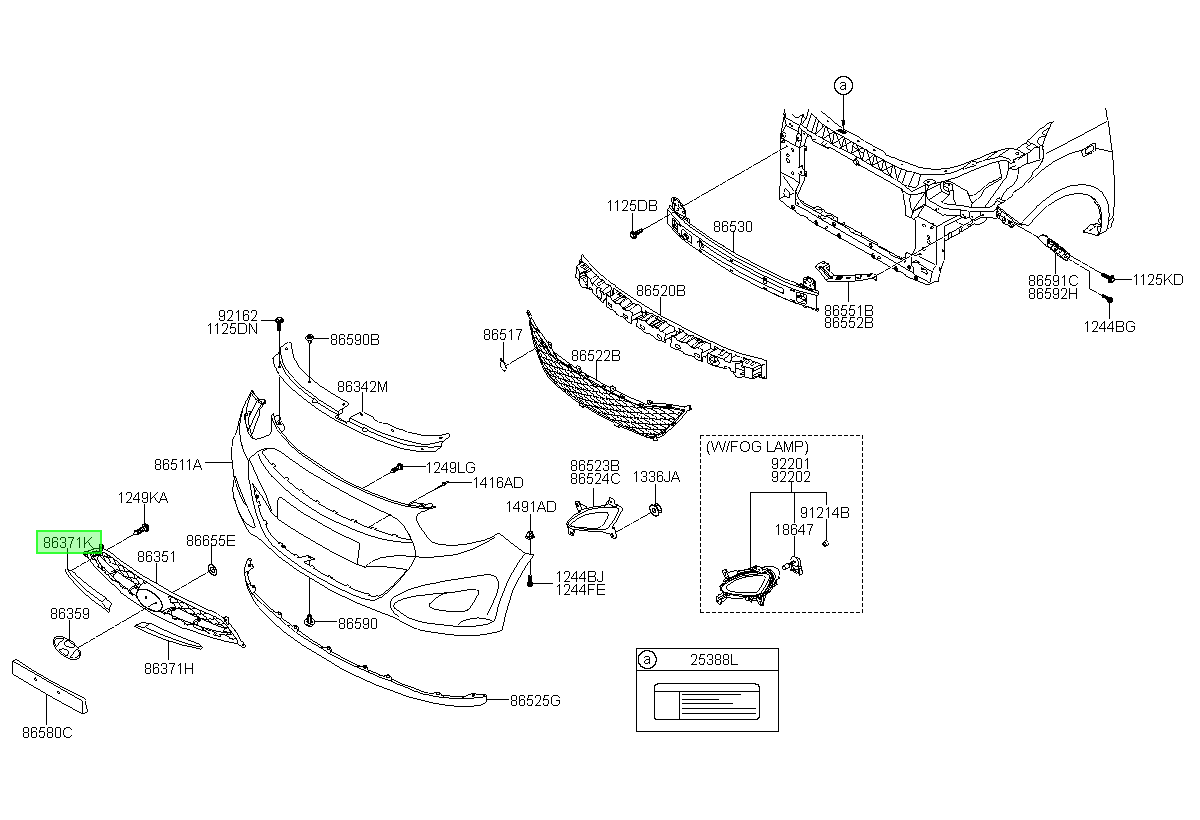 Moldura Rh Original Para Hyundai I10 2010-2018