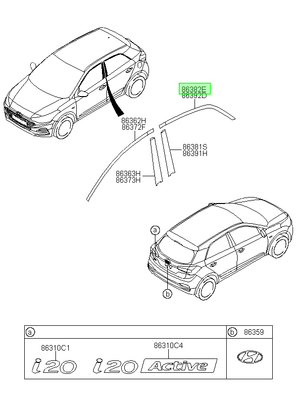 Auto Original Para Hyundai I20 2014-2022