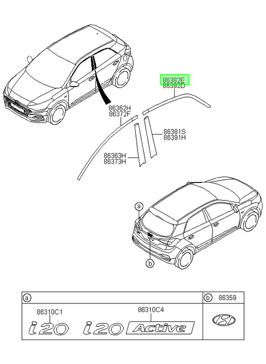 Auto Original Para Hyundai I20 2014-2022