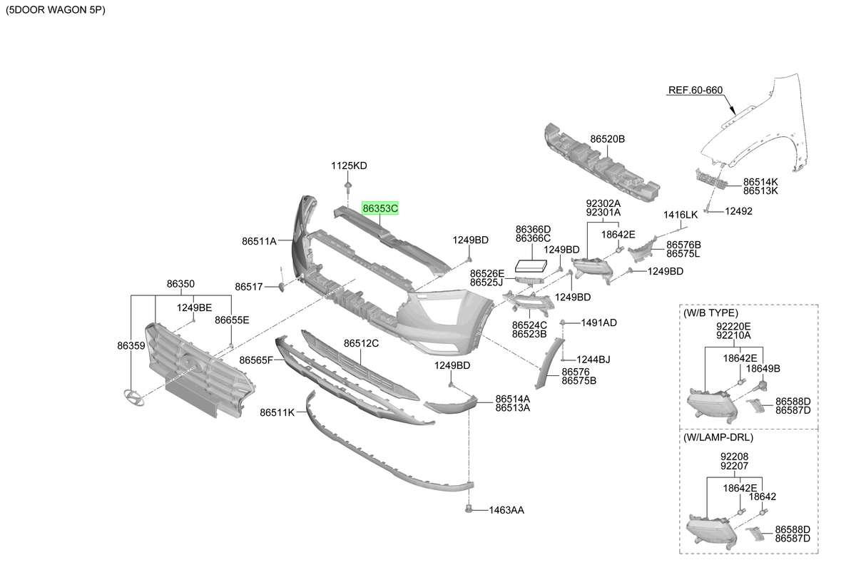 Frontal Original Para Hyundai Creta 2020-2025