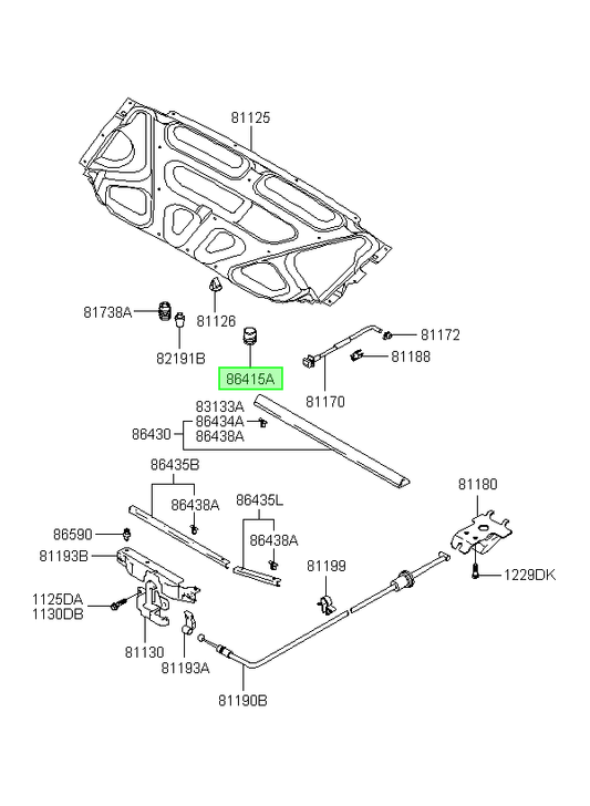 Amortiguador Original Para Hyundai Accent 1999-2006