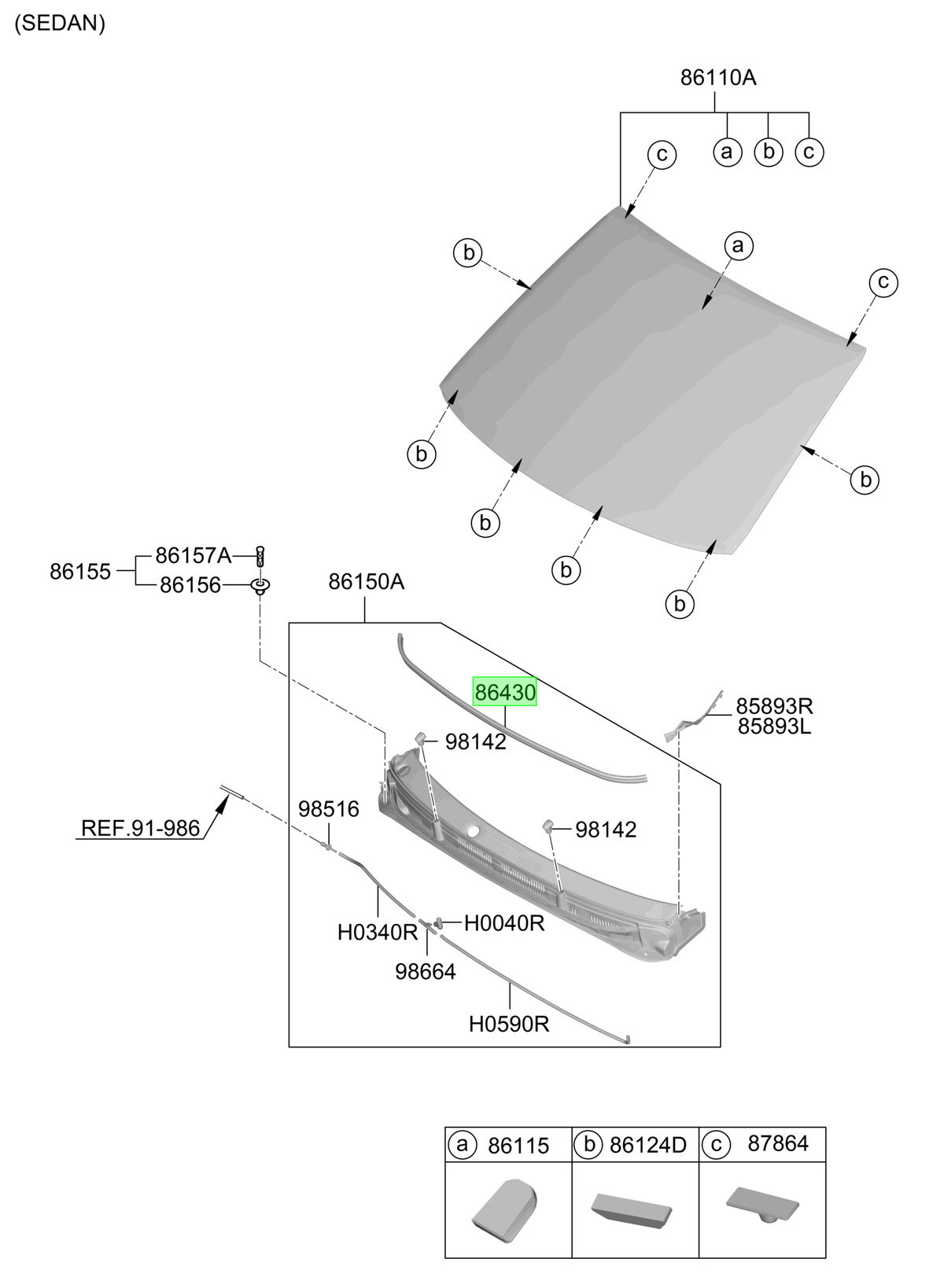 Goma Interior Original Para Hyundai I10 2019-2025